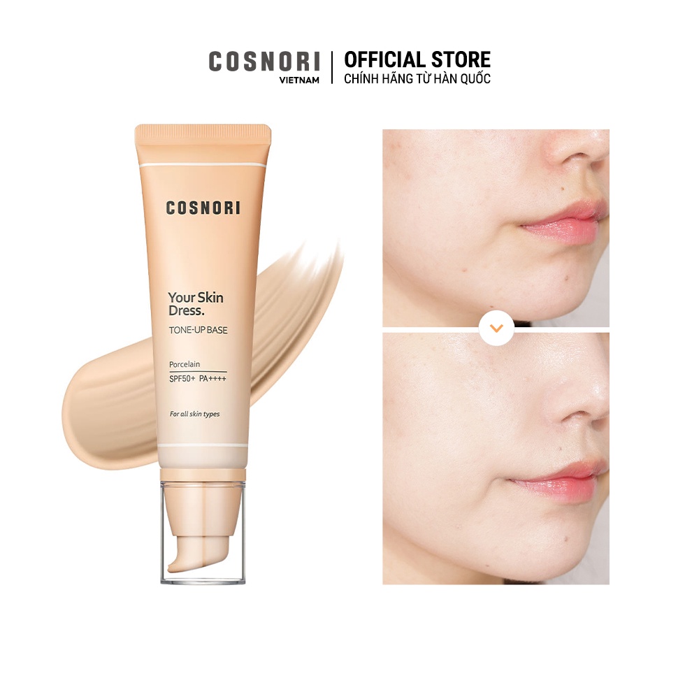 Kem nền trang điểm COSNORI chống nắng mỏng nhẹ/ Your Skin Dress 50ml