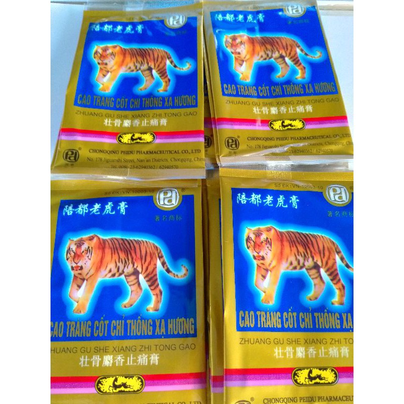 Cao dán CỐT CHỈ THỐNG XẠ HƯƠNG gói 4 miếng dán