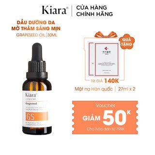 Tinh Dầu Hạt Nho Kiara Grapeseed Oil 30ml