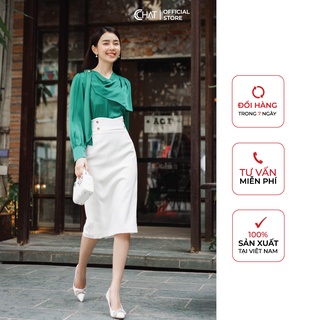 Áo kiểu tà bong cổ đổ CChat Clothes