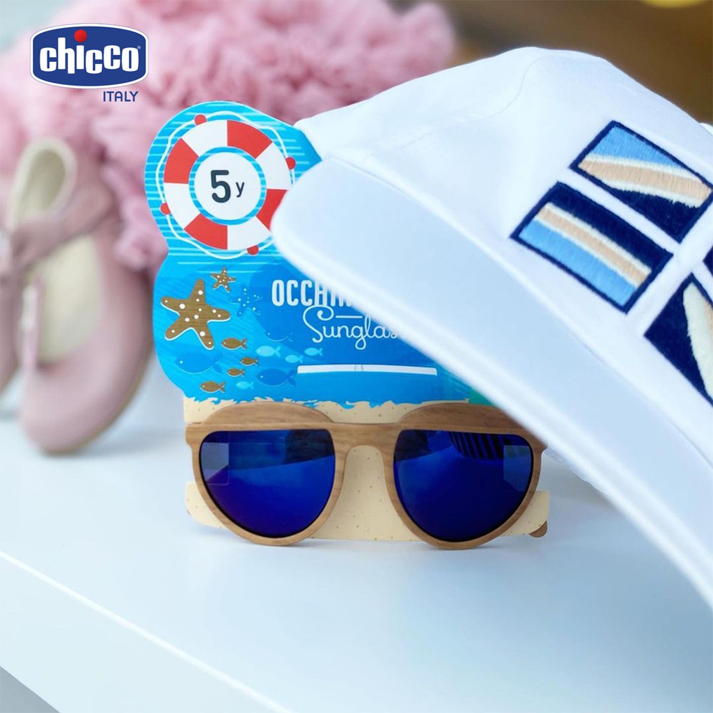 [Mã LT50 giảm 50k đơn 250k] Kính mát chống tia UV Chicco 5Y+ Chuồn chuồn