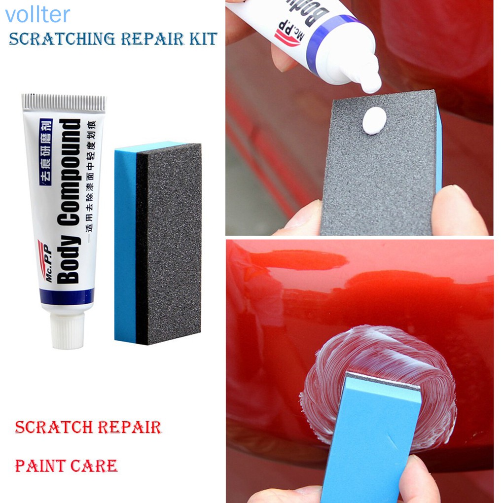Bộ kem Body Compound mài đánh bóng sửa chữa vết xước sơn trên thân xe