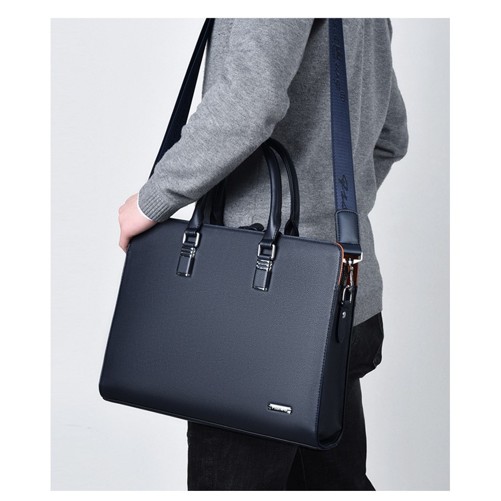 HÀNG NHẬP Cặp da nam công sở hcm CHICHI FASHION CDN51 DA SLIM HÀN QUỐC ĐỰNG LAPTOP 14 INCH (Loại 1)