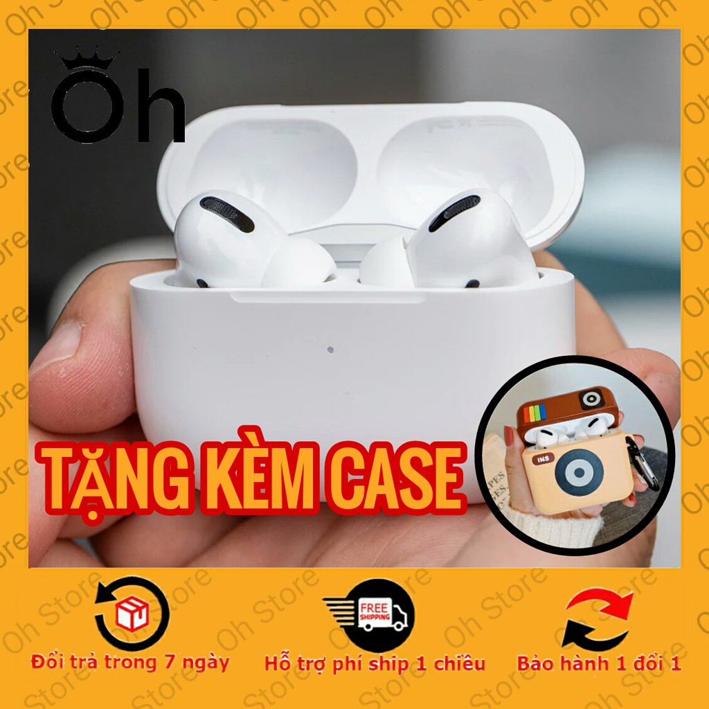 Airpods Pro Tai Nghe Không Dây Bluetooth 5.0 - Chống ồn, định vị, đổi tên - thế hệ thứ 3 - Bảo Hành 1 Đổi 1