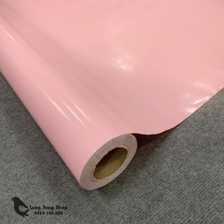 Decal màu hồng - Giấy dán tường , bàn , tủ có sẵn keo ( khổ 1,2m )