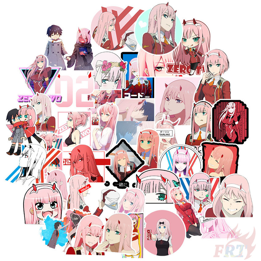 ❉ DARLING in the FRANXX - Series 04 Anime Stickers ❉ 50Pcs/Set DIY Fashion Waterproof Decals Doodle Stickers