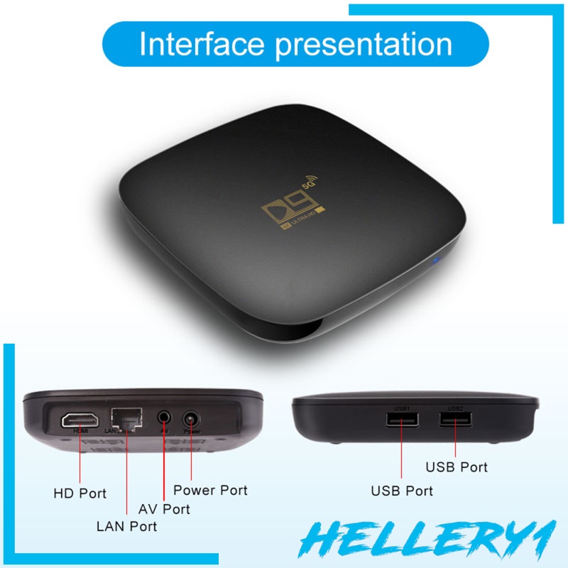 Bộ Thu Phát Thông Minh D9 Tv Media Player 2.4g 5g Wifi 905 Core Hd Tv 1080p