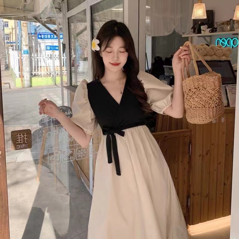 Đầm Thiết Kế Mới Cao Cấp Thời Trang Mùa Hè Theo Phong Cách Pháp Cho Nữ
