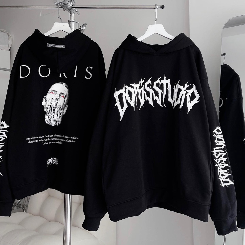 Áo  HOODIE DORIS  DEVIL / Form Rộng / Unisex