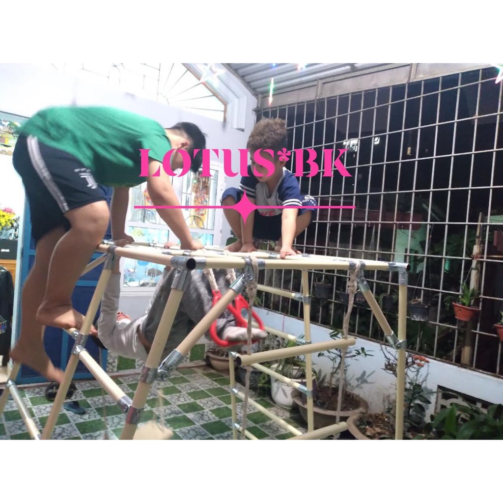KHUNG VẬN ĐỘNG Wood Active 4🤾𝐁𝐇 5 NĂM🤾 siêu vận động cho bé, siêu bền, tăng chiều cao, IQ cho bé