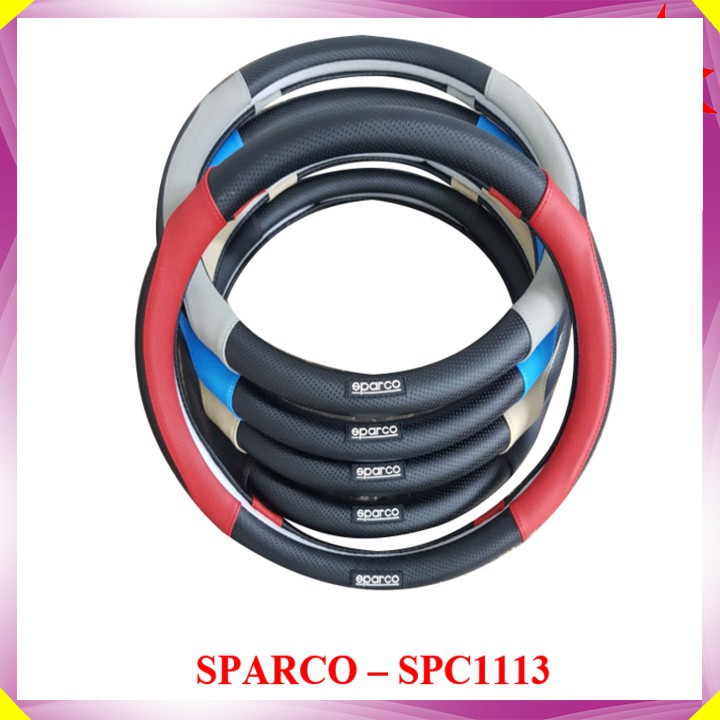 Sản phẩm  Bao Da Bọc Vô Lăng Tay Lái Xe Hơi, Ô Tô Cao Cấp Thương Hiệu SPARCO - SPC1113