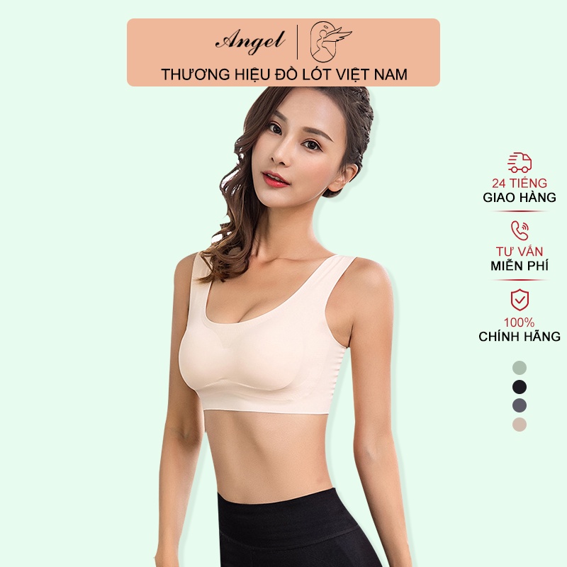 Áo Lót Lụa Không Gọng Thoải Mái Dành Cho Nữ