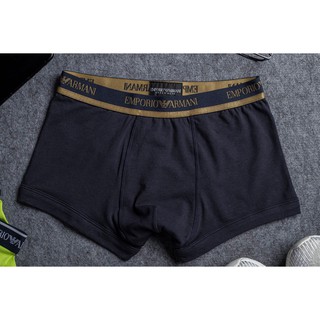 Quần lót nam boxer Emporio Armani CR7 [hàng xuất Made in Cambodia] - ảnh thật - ĐEN