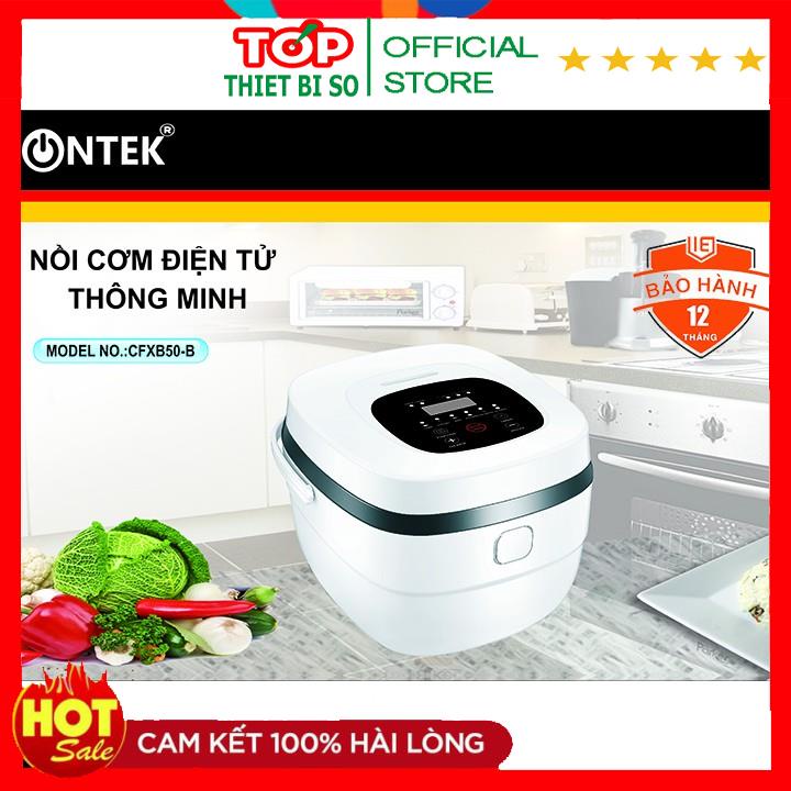 Nồi cơm Điện thông minh Cap cấp ONTEK CFXB50 Màu Trắng - BH 12 Tháng