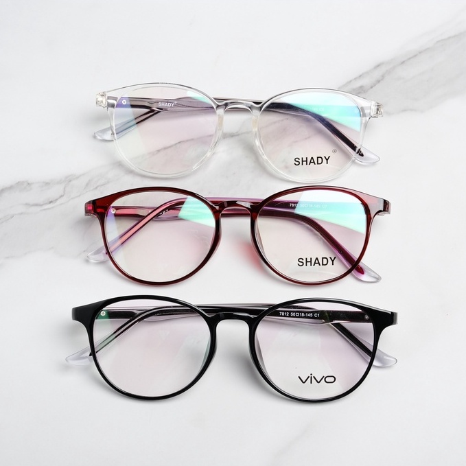 Gọng Kính Cận Nhựa Dẻo TR90 Shady Unisex G1760 (Nhiều Màu)