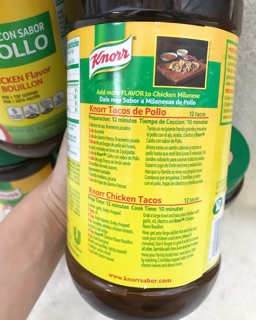 [HÀNG MỸ- DATE MỚI] Bột nêm Knorr gà 1 kg.