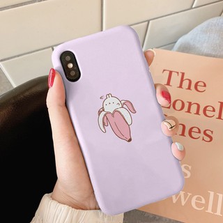 Ốp lưng thời trang in hình Thỏ chuối cho IPHONE