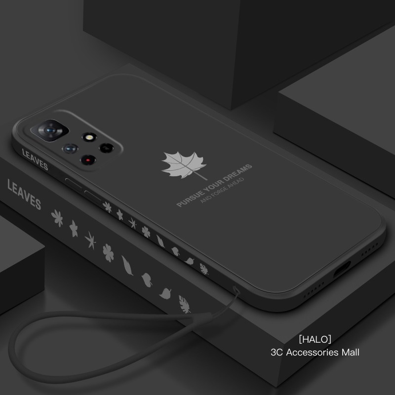Ốp Điện Thoại Mềm Chống Sốc Hình Lá Phong Cho Xiaomi 12T / 12Lite 11T Pro 10T Mi 11 Lite 5G