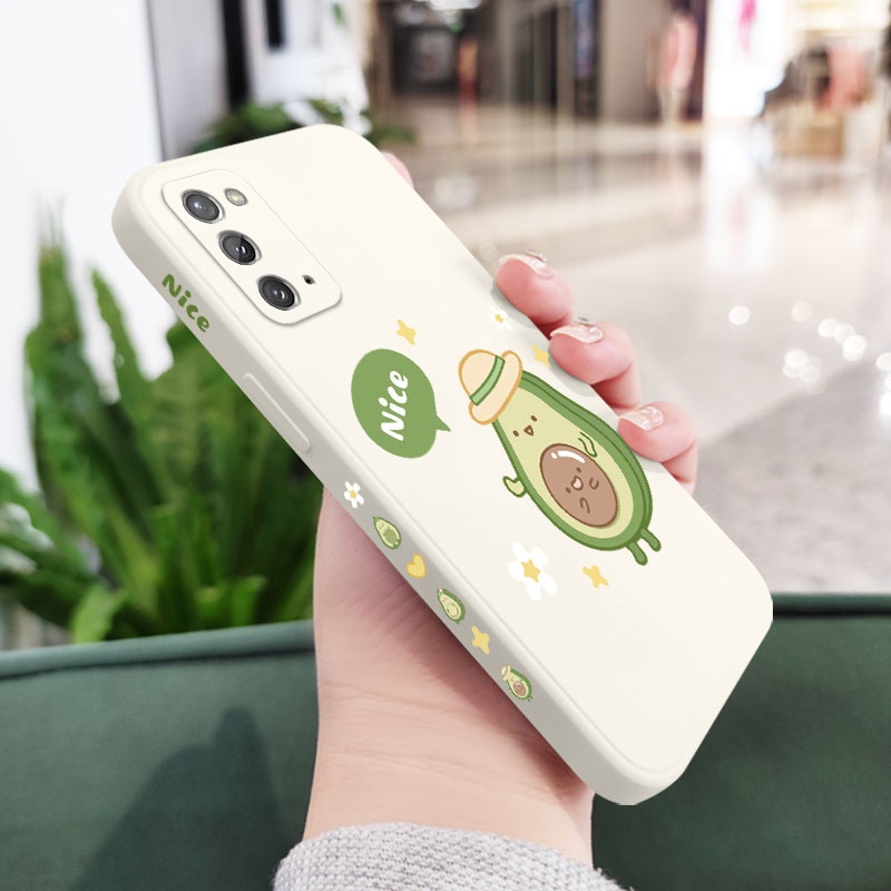 Ốp Điện Thoại Silicon Dẻo Họa Tiết Trái Đu Dễ Thương Cho Samsung Galaxy Note 20 Ultra 10 Plus 9