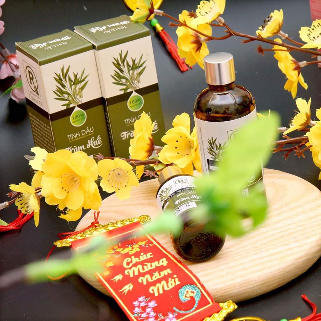 Combo 2 chai tinh dầu tràm Huế 100ml tặng ngay 1 chai tinh dầu sả java10ml trị giá 28k-phòng cảm lạnh-ho-sổ mũi
