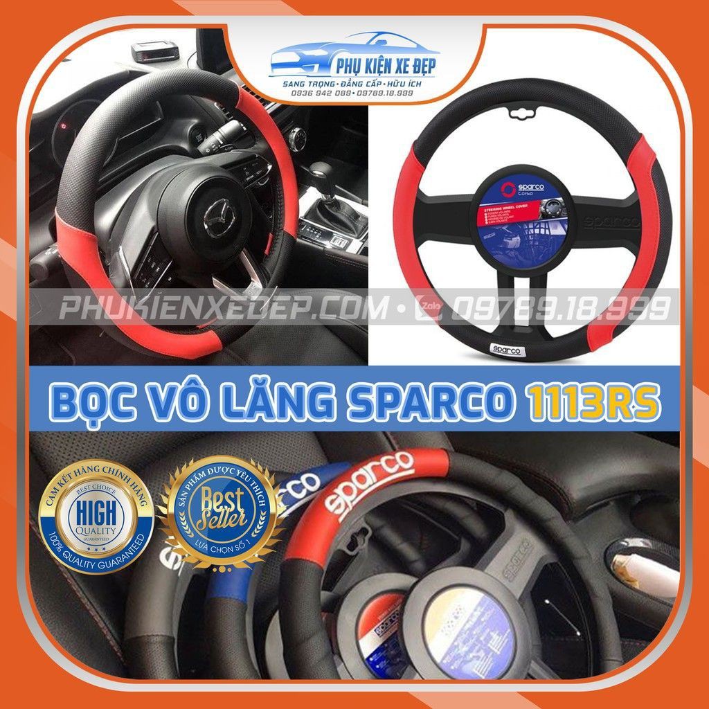 Bọc vô lăng Sparco chính hãng SPC1113RS