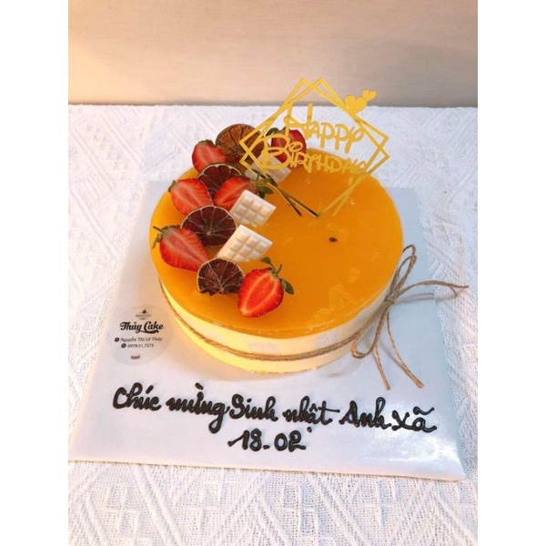 BÁNH LẠNH-MOUSE CHANH DÂY-sinh nhật*đặt trước*