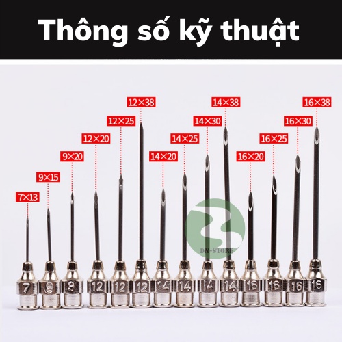 Kim tiêm Gia xúc Gia Cầm vỉ 10 kim DN46