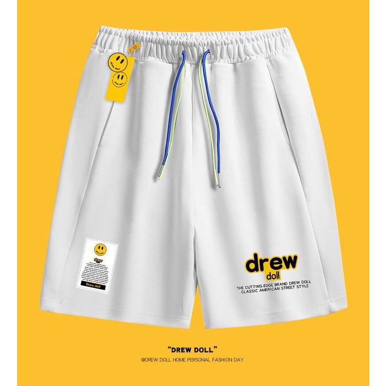 Quần Short Thể Thao Dáng Rộng In Hình Mặt Cười Thời Trang Mùa Hè Cho Nữ 022