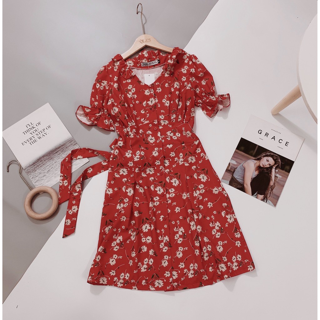 Đầm nữ hoa nhí, đầm nữ đẹp, kiểu dáng trẻ trung, nữ tính, hàng đẹp, đủ size, phù hợp đi chơi, dạo phố | BigBuy360 - bigbuy360.vn