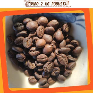 2KG Robusta, Cà Phê Rang Mộc Nguyên Chất, Bột & Hạt Cafe Rang Xay Tín Đức, Gia Lai