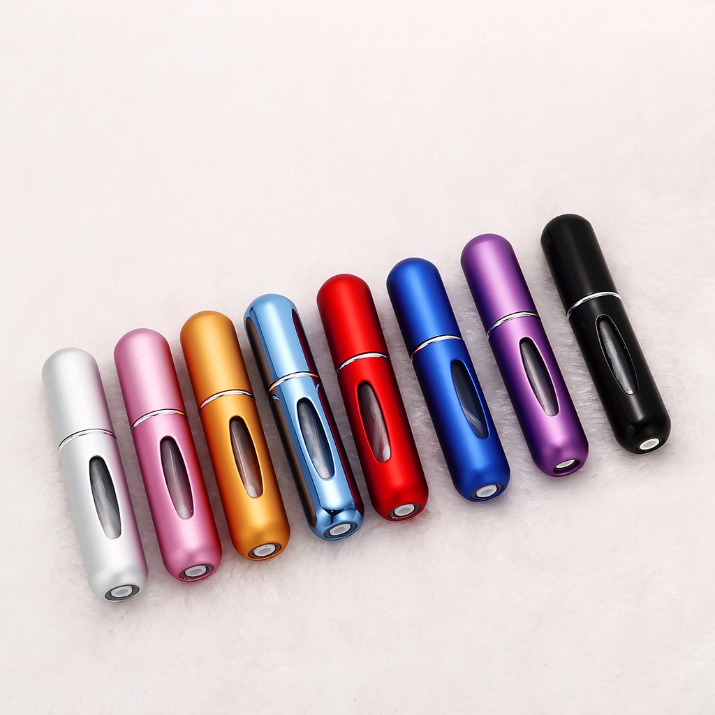 Chai Rỗng Đựng Nước Hoa Dạng Xịt 5ml Nhỏ Gọn Có Thể Bơm Lại Thời Trang Dùng Khi Đi Du Lịch