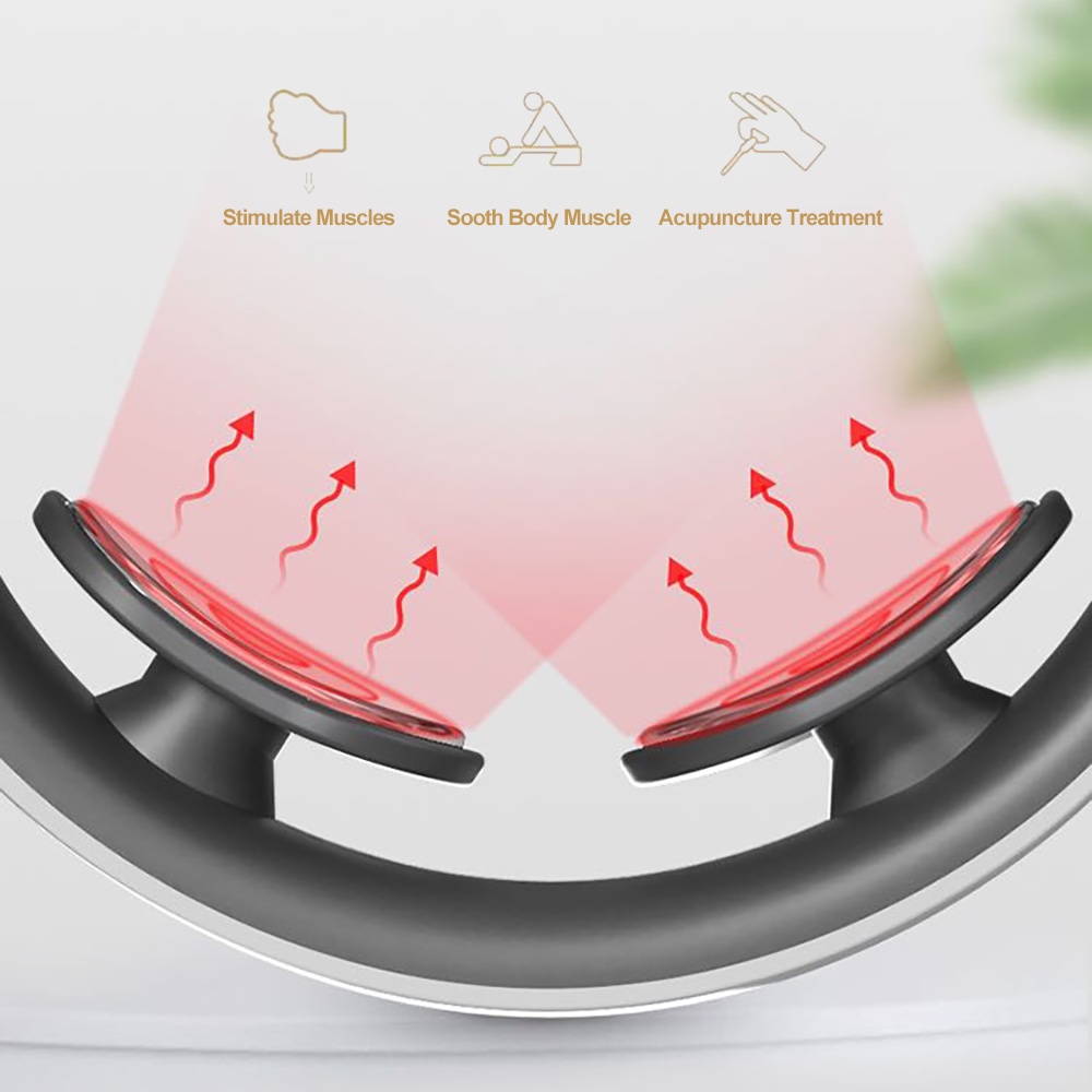 Máy Massage Cổ Hailicare Làm Nóng Chăm Sóc Sức Khỏe Sạc USB