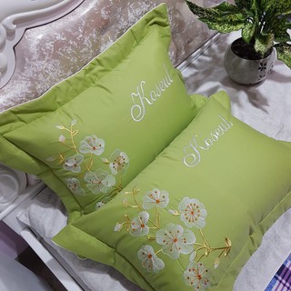 Set đôi vỏ gối cotton satin