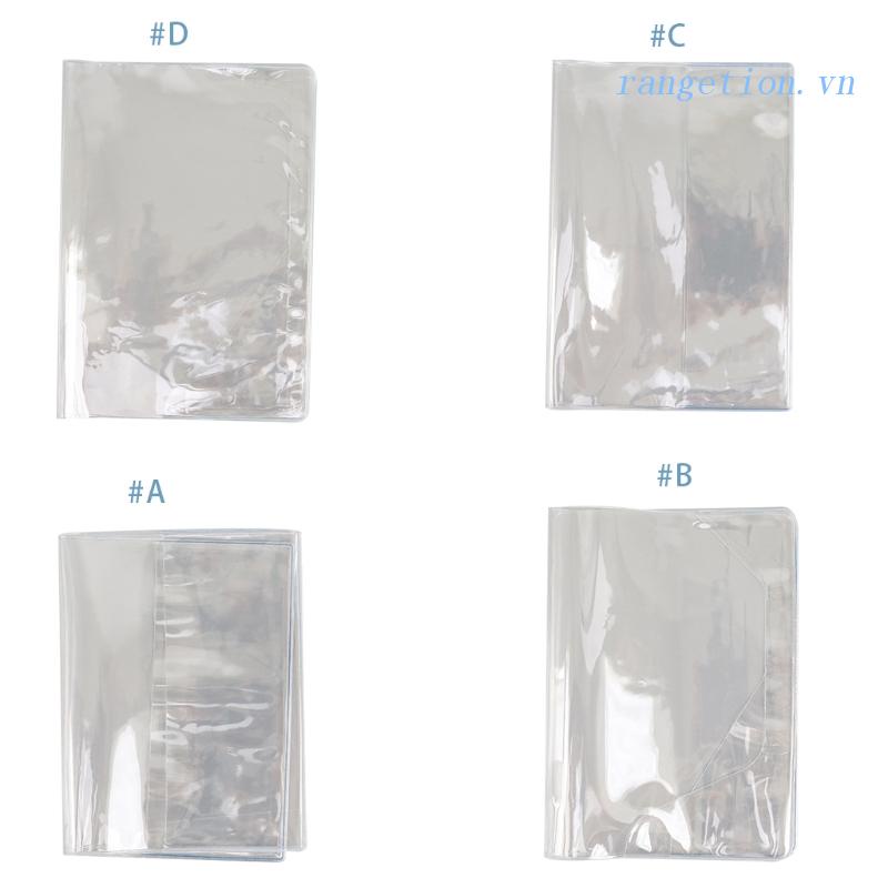 Vỏ Bọc Sổ Tay Khổ A6 / A5 Bằng PVC Dày Trong Suốt Tái Sử Dụng Tiện Lợi