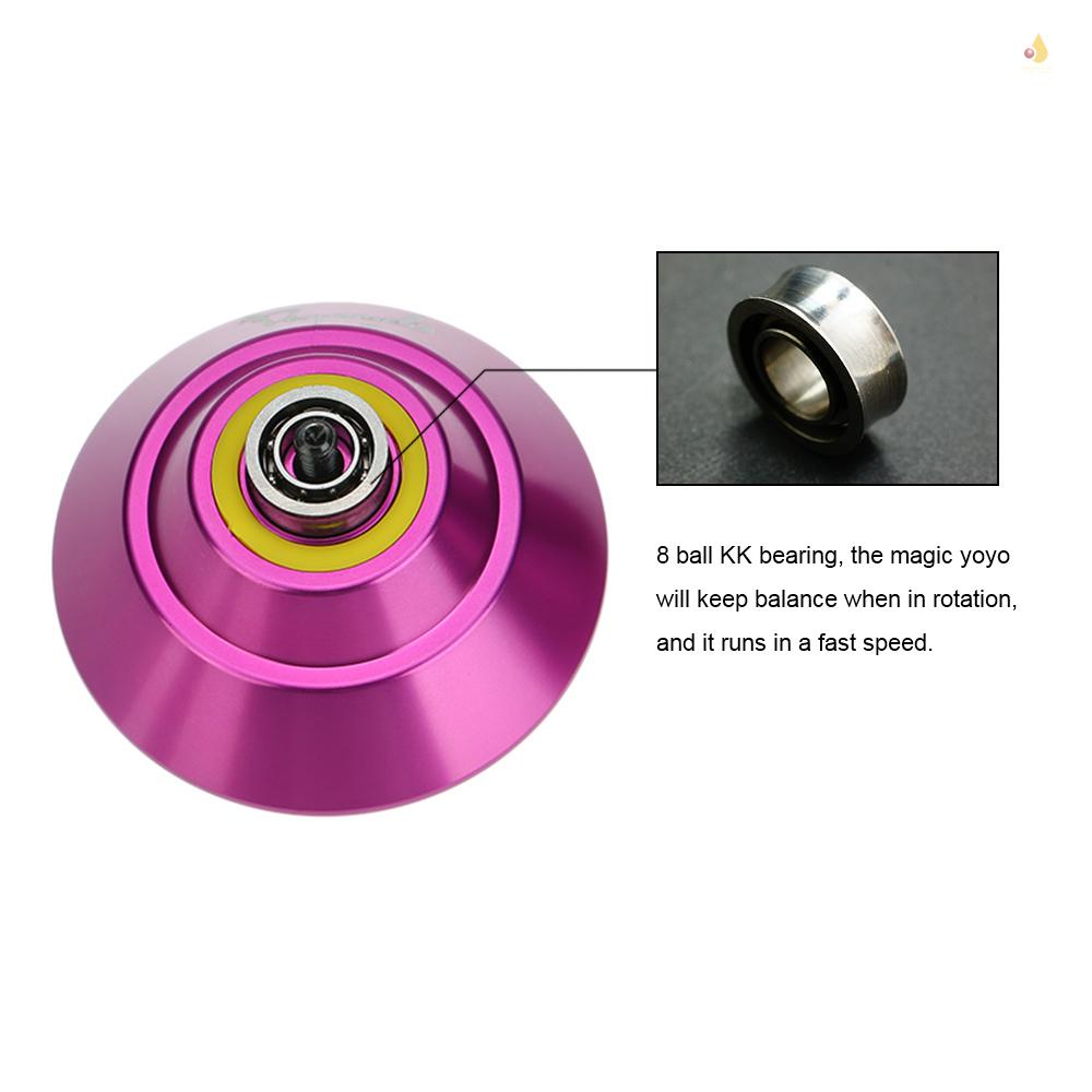 Con Quay Yoyo N5 8 Bi Bằng Hợp Kim Nhôm Có Dây Quay Chuyên Nghiệp Cho Trẻ Em