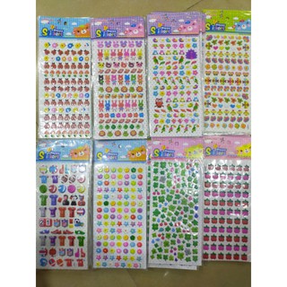 Stickers 3D mix hơn 40 mẫu