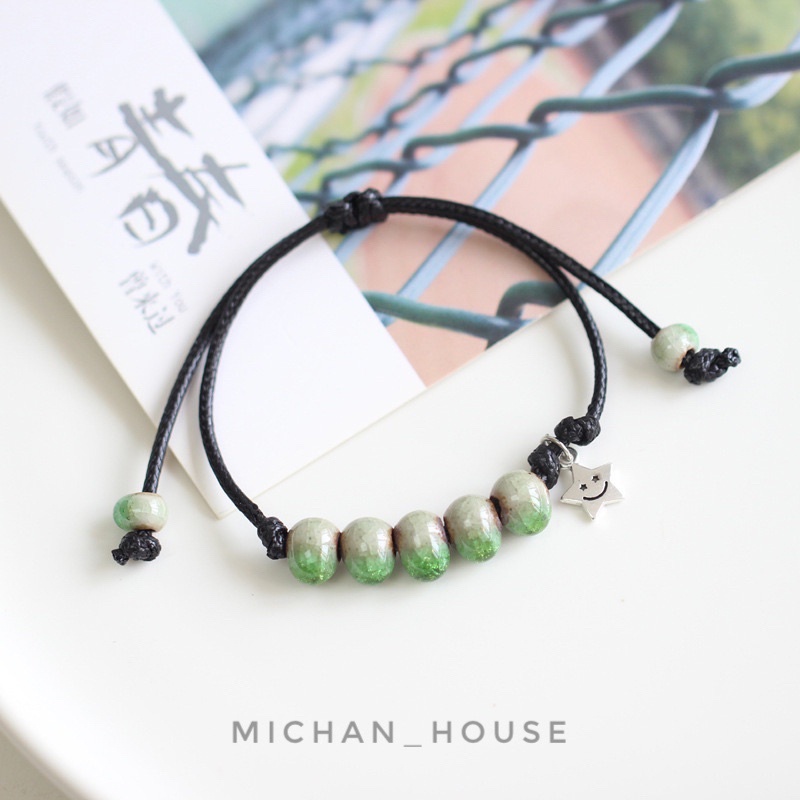 Vòng tay handmade nhiều màu phong cách vintage