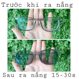 KÍNH ĐỔI MÀU CÓ ĐỘ - Không Độ
