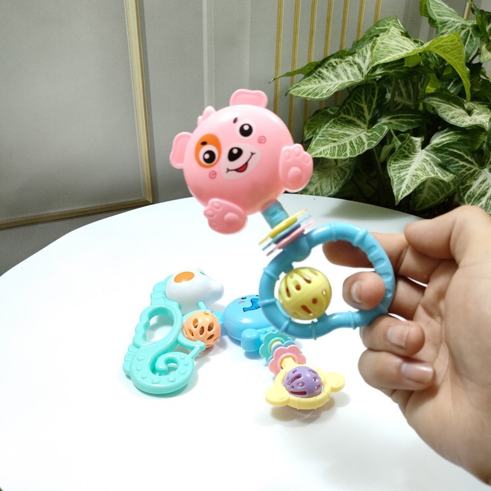 Đồ chơi Xúc sắc 7 món cho bé trai bé gái an toàn thân thiện