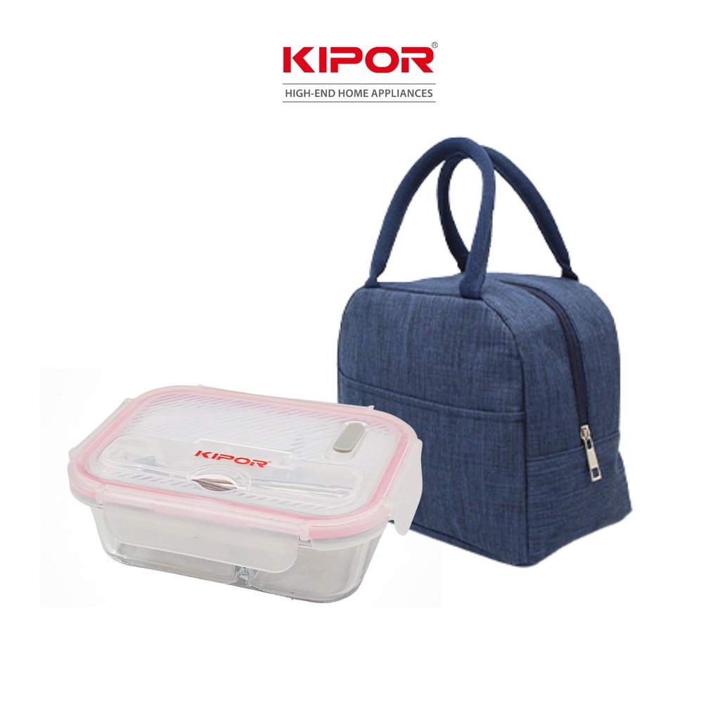 Túi đựng cơm giữ nhiệt KIPOR KP-T001 - Chống thấm nước - Quai xách tiện lợi, dễ dàng mang đi - Hàng chính hãng