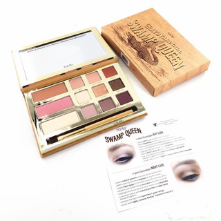 [Mã SKAMLTSM9 giảm 10% đơn 99K] Bảng mắt Tarte limited-edition Swamp Queen eye & cheek palette with brush