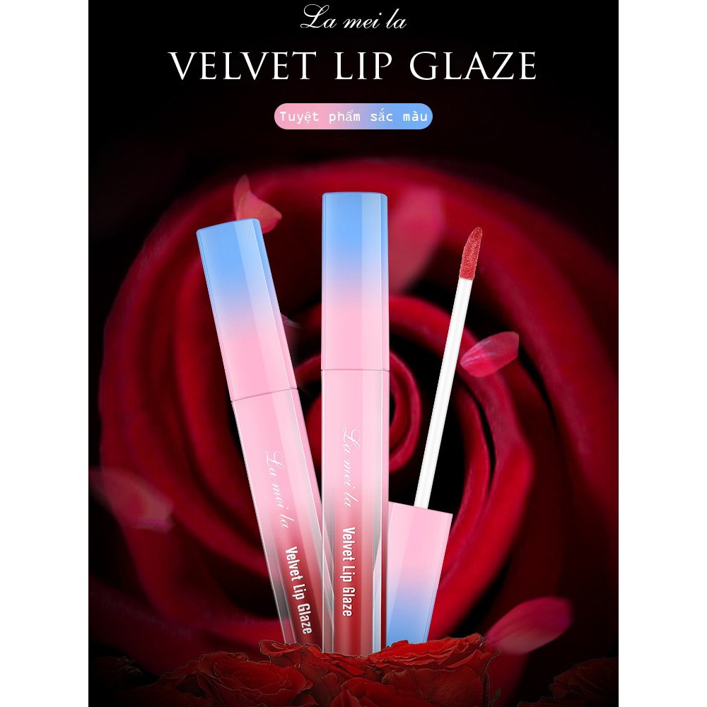 Son Lameila Velvet Lip Glaze nội địa Trung son môi đẹp nhất MD-SM13 | Thế Giới Skin Care