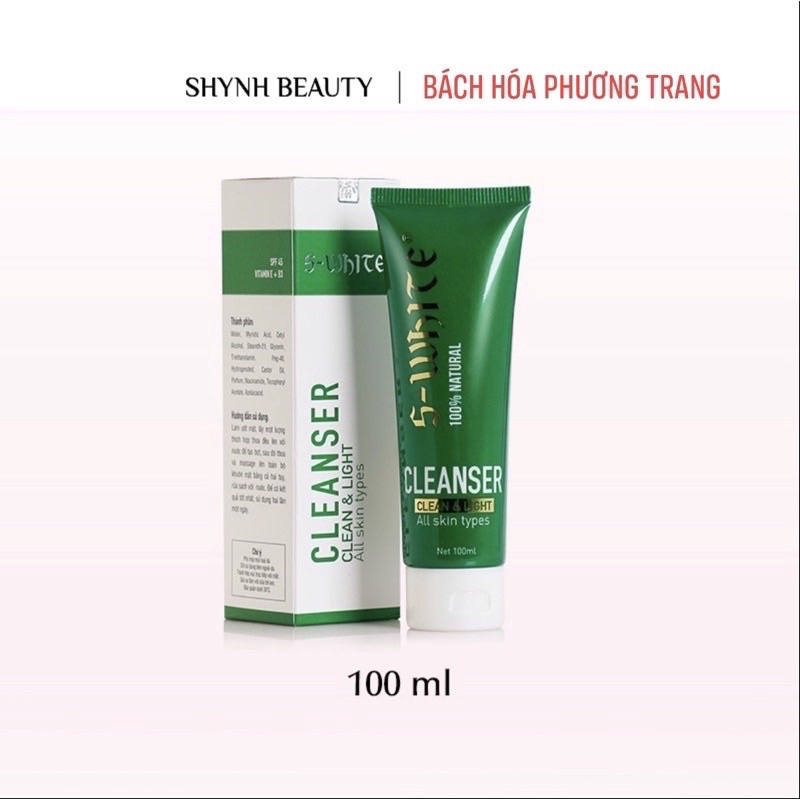 Sửa Rửa Mặt Tinh Chất Nha Đam Swhite