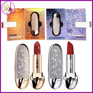 Son lì phi thuyền đính đá hojo princess dưỡng môi phi thuyền đính đá hot trend