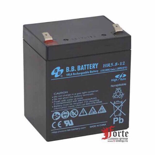 Ắc quy khô B.B.Battery 12V-5ah