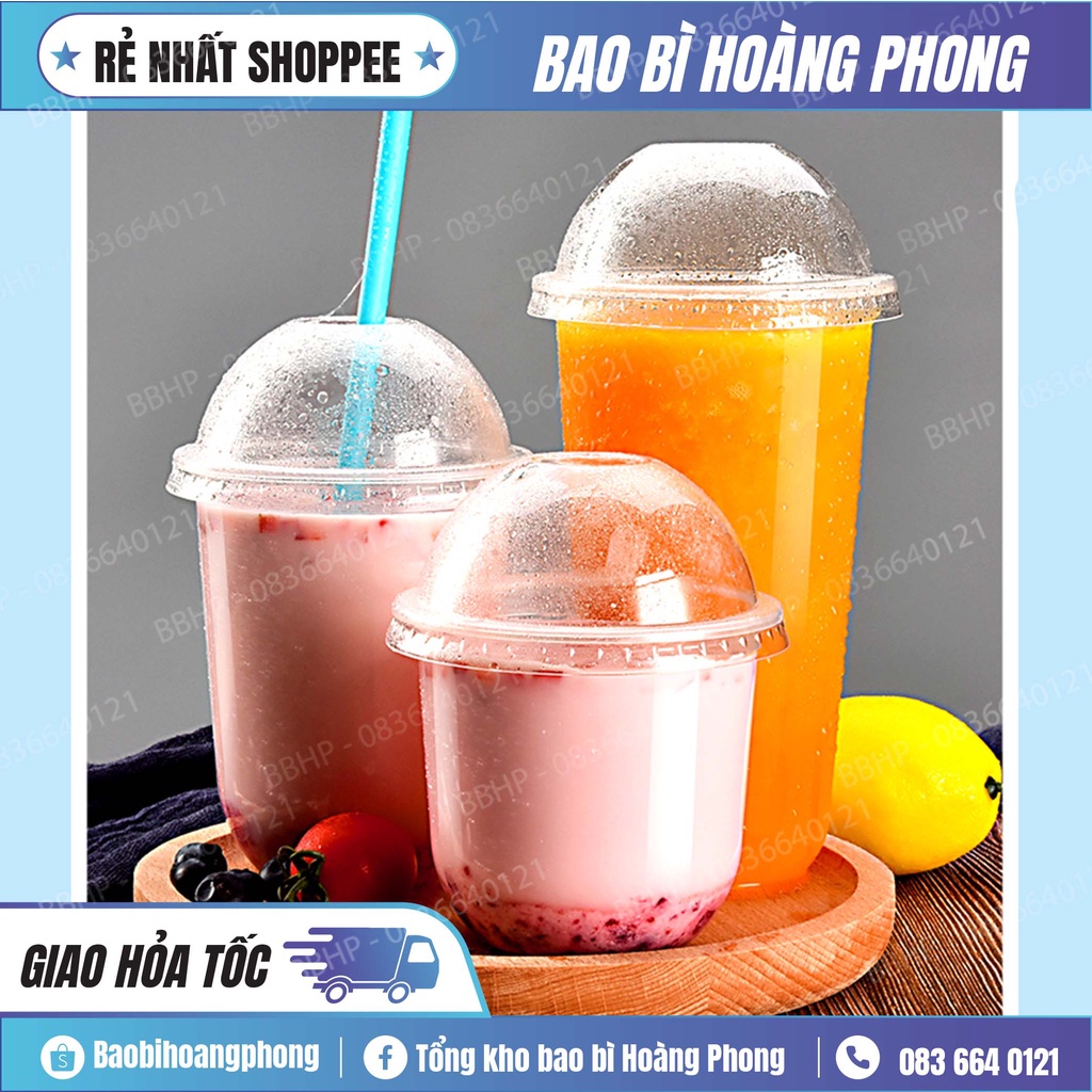 Cốc nhựa, ly nhựa PP 400ml, 500ml, 700ml đựng đồ nóng