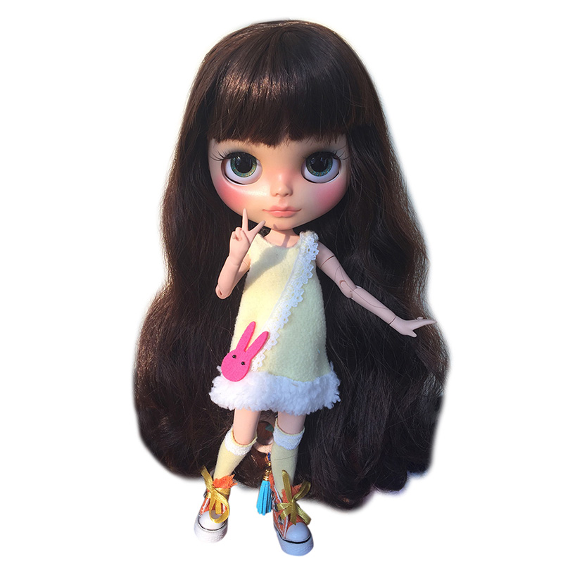 ICY DBS doll B female brown bangs long hair joint body Japanese hair suitable for changing baby