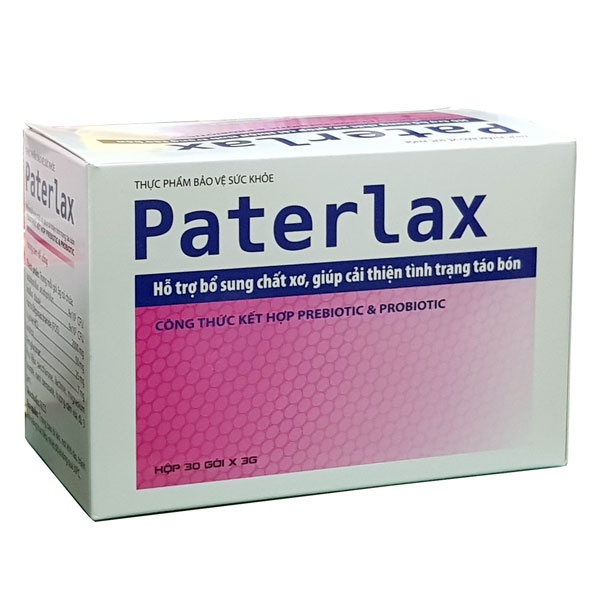 CỐM PATERLAX – BỔ SUNG CHẤT XƠ GIÚP GIẢM TÁO BÓN, HẤP THU DINH DƯỠNG CHO TRẺ VÀ PHỤ NỮ CÓ THAI (30 GÓI)