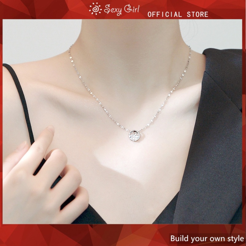 Vòng cổ Sợi Xích Phối Mặt Hình Chú Chó Và Bong Bóng Dễ Thương Quyến Rũ Thời Trang Cho Nữ