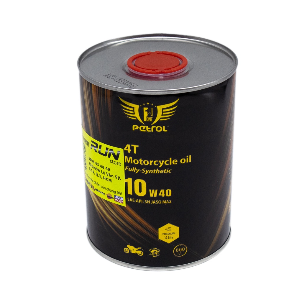 Nhớt Petrol One Tổng Hợp 10w40 800ml JASO MA2 - Ultimate Performance For Riding – Nhớt Chính Hãng